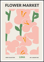 Flower Market Print Collection Poster - Hakyarts