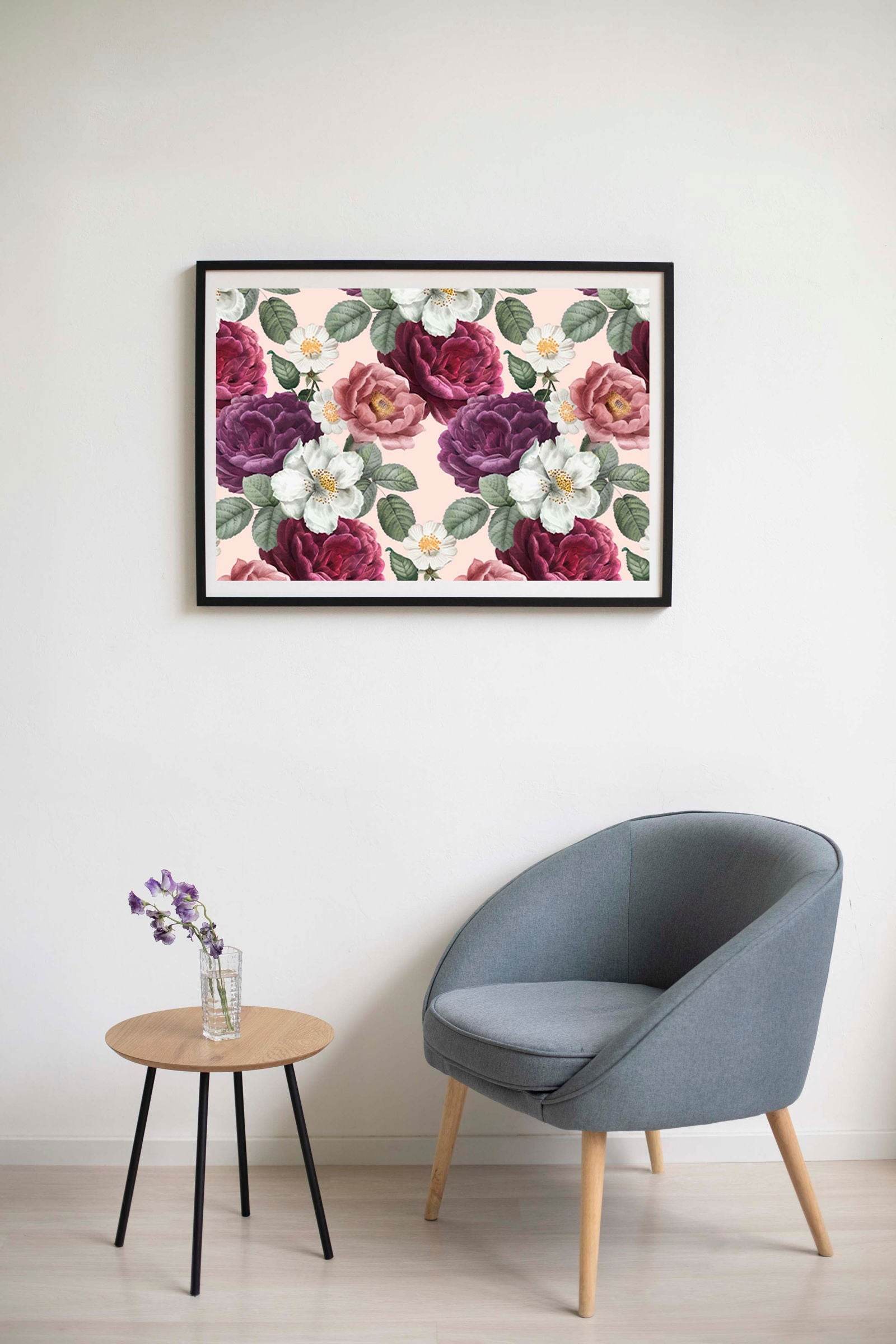 Flowers Mural Poster - Hakyarts