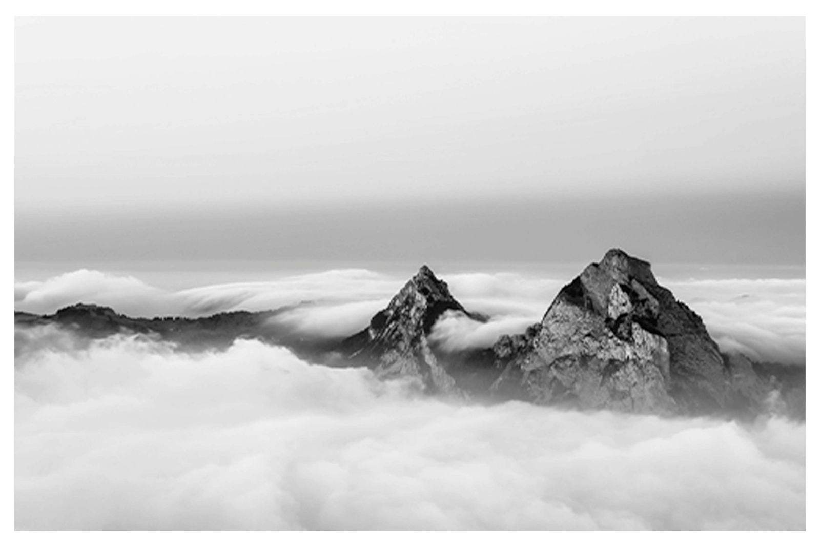 Foggy Hills Poster - Hakyarts