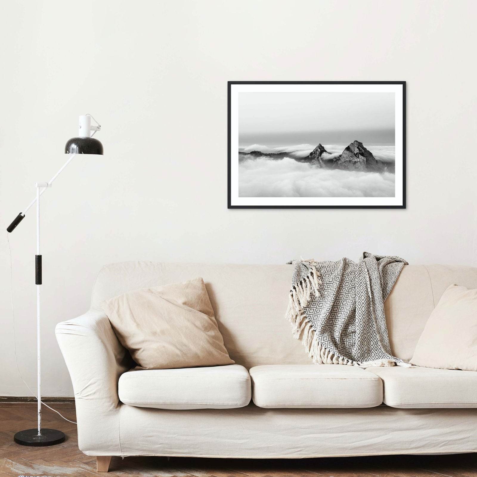 Foggy Hills Poster - Hakyarts