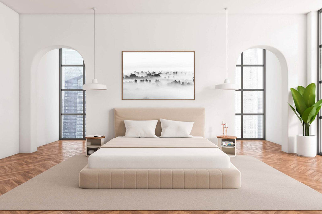 Foggy Landscape Poster - Hakyarts