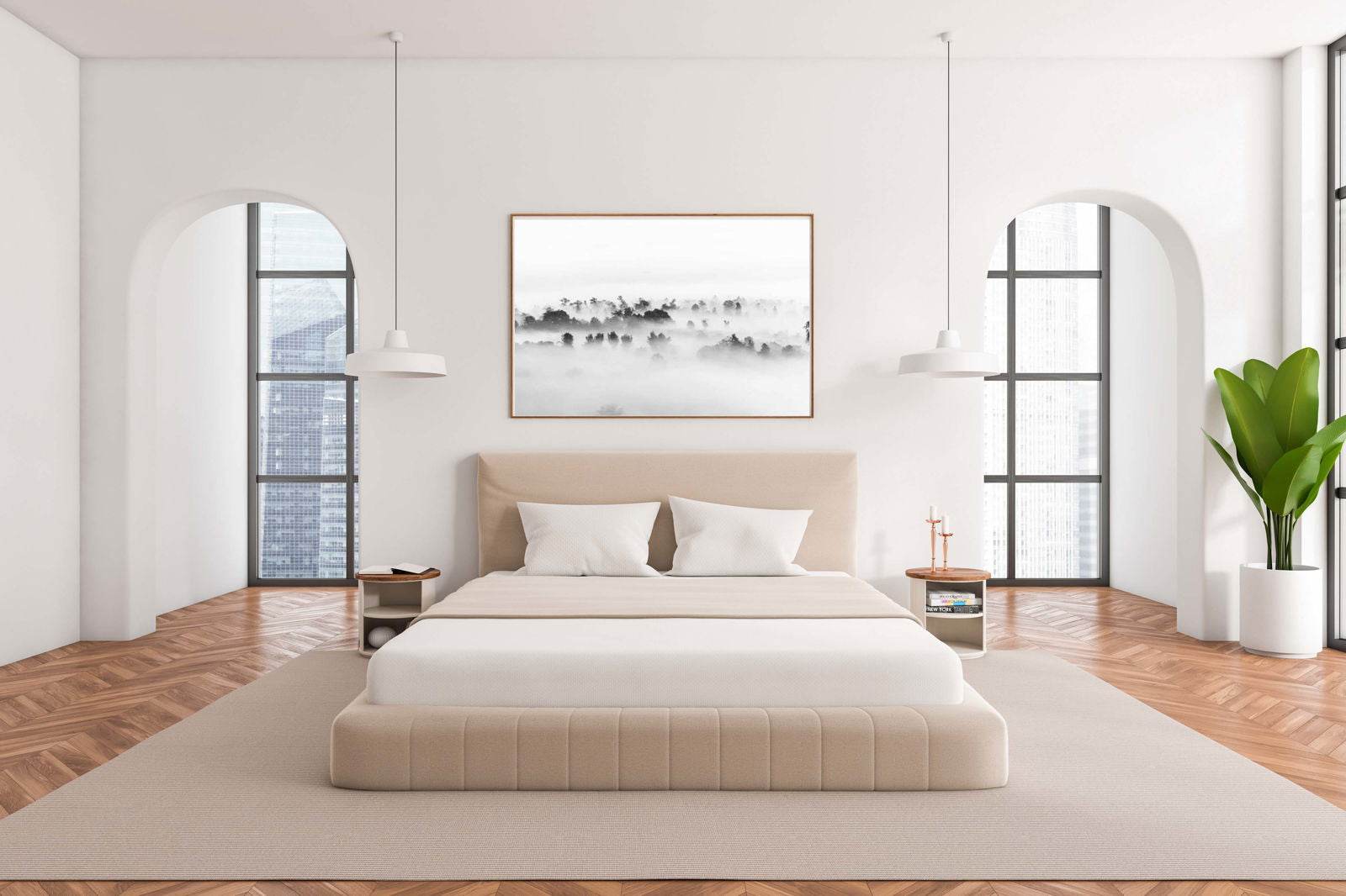 Foggy Landscape Poster - Hakyarts