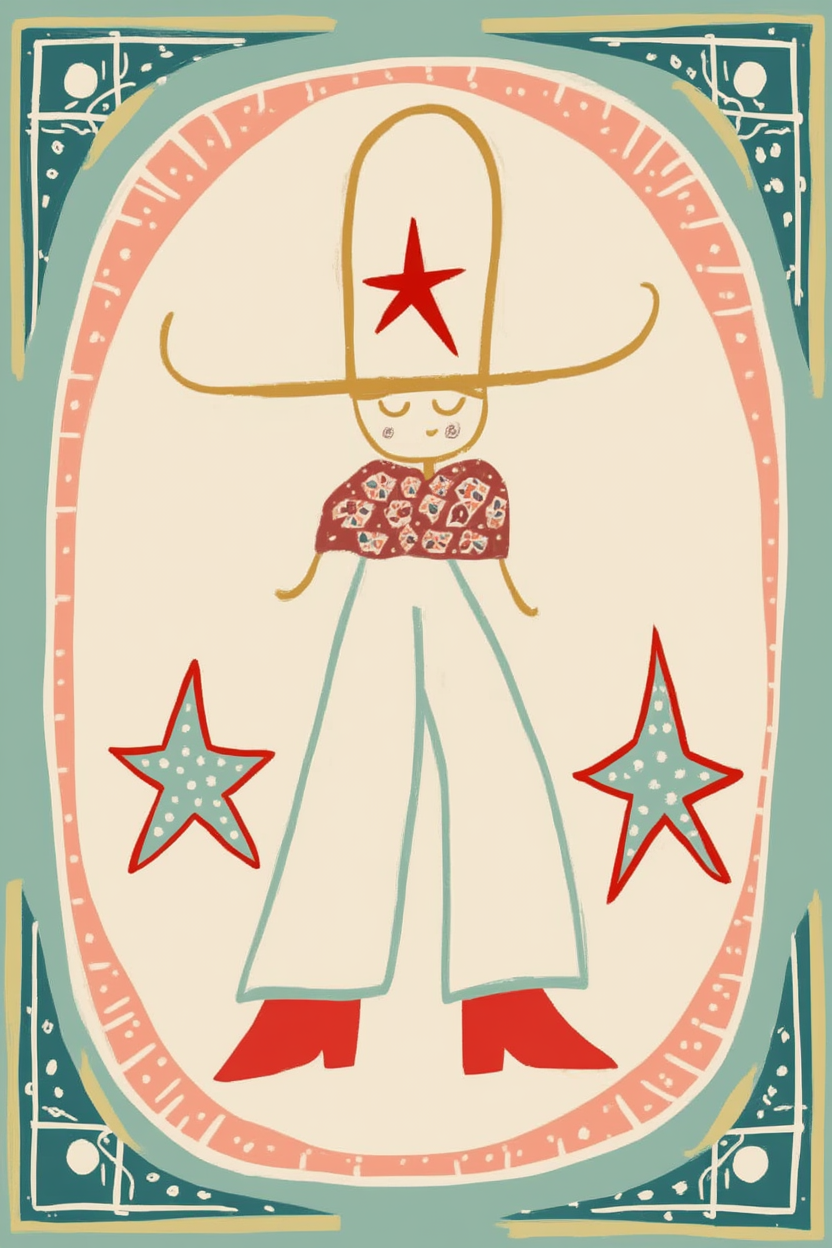 Set of 3 Folk Art Prints – Colourful Illustrated Wall Decor