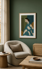 Autumnal Figurative Draped Study | Contemporary Figurative Art Print