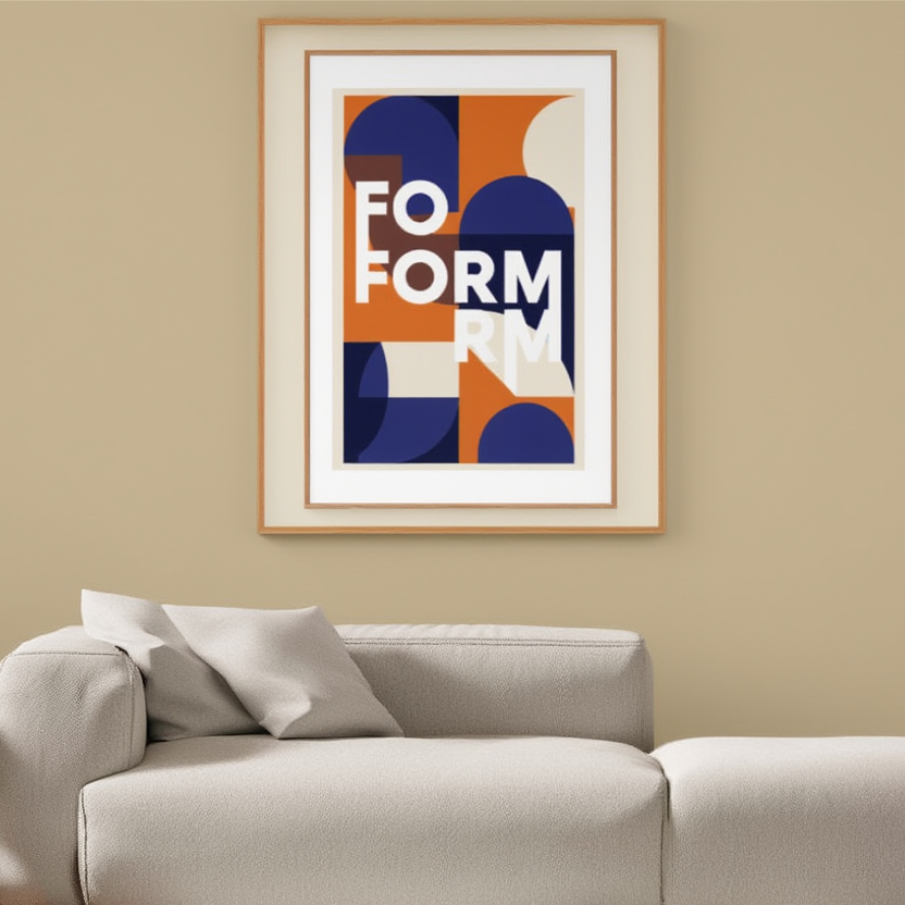 Form – Modern Minimalist Art Print