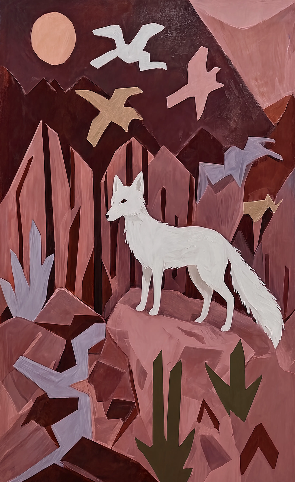Fox Illustration | Woodland Animal Wall Art Print