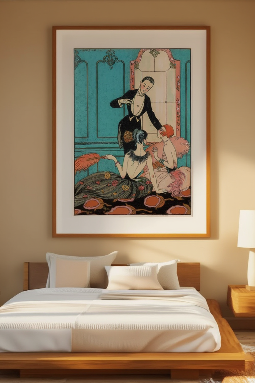 Georges Barbier – Salon – Art Deco Fashion Illustration Print