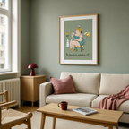 Small Breaks, Great Happiness | Contemporary Folk Art Print