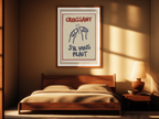 Croissant S’il Vous Plaît – Illustrated French Café Typography Print