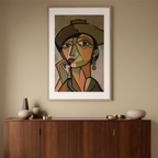 Cubist Contours – Picasso Inspired Graphic Print - Hakyarts
