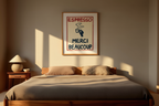 Espresso Merci Beaucoup – Illustrated Coffee Typography Print
