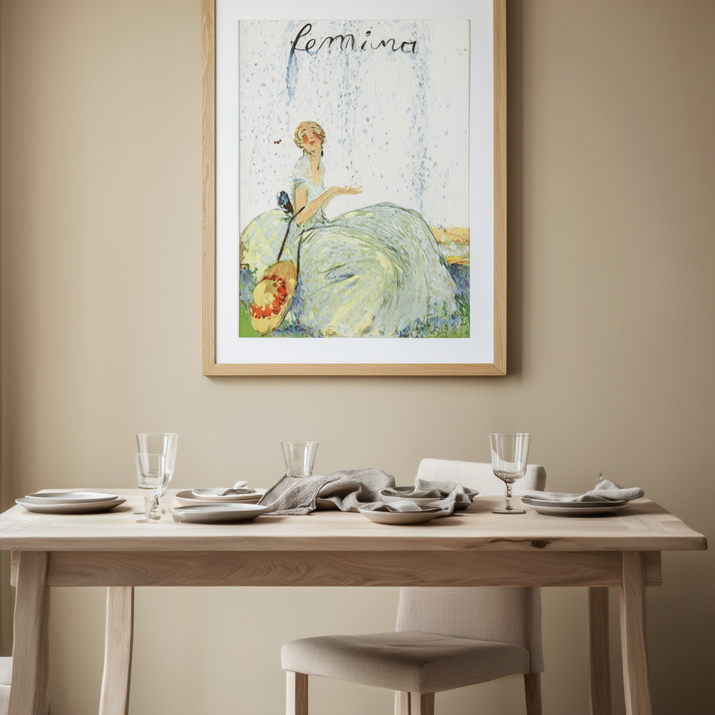 Femina Fashion Illustration Cover – 1st June 1922 – Vintage Art Print