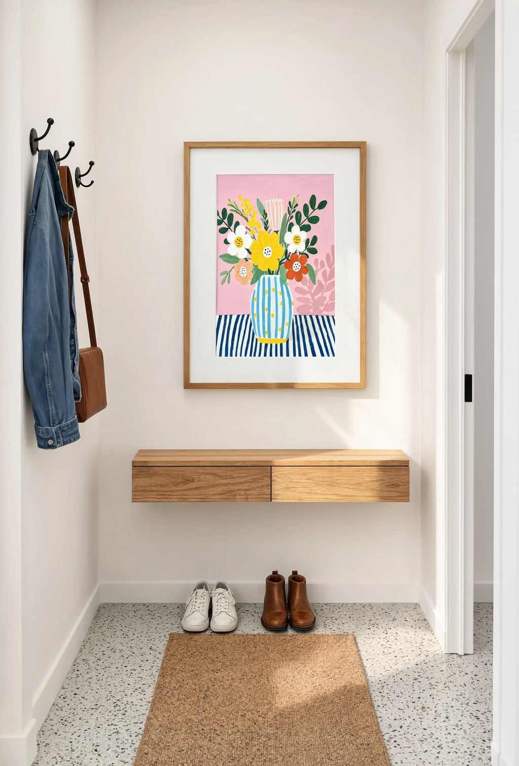 Floral Vase | Contemporary Still Life Wall Art