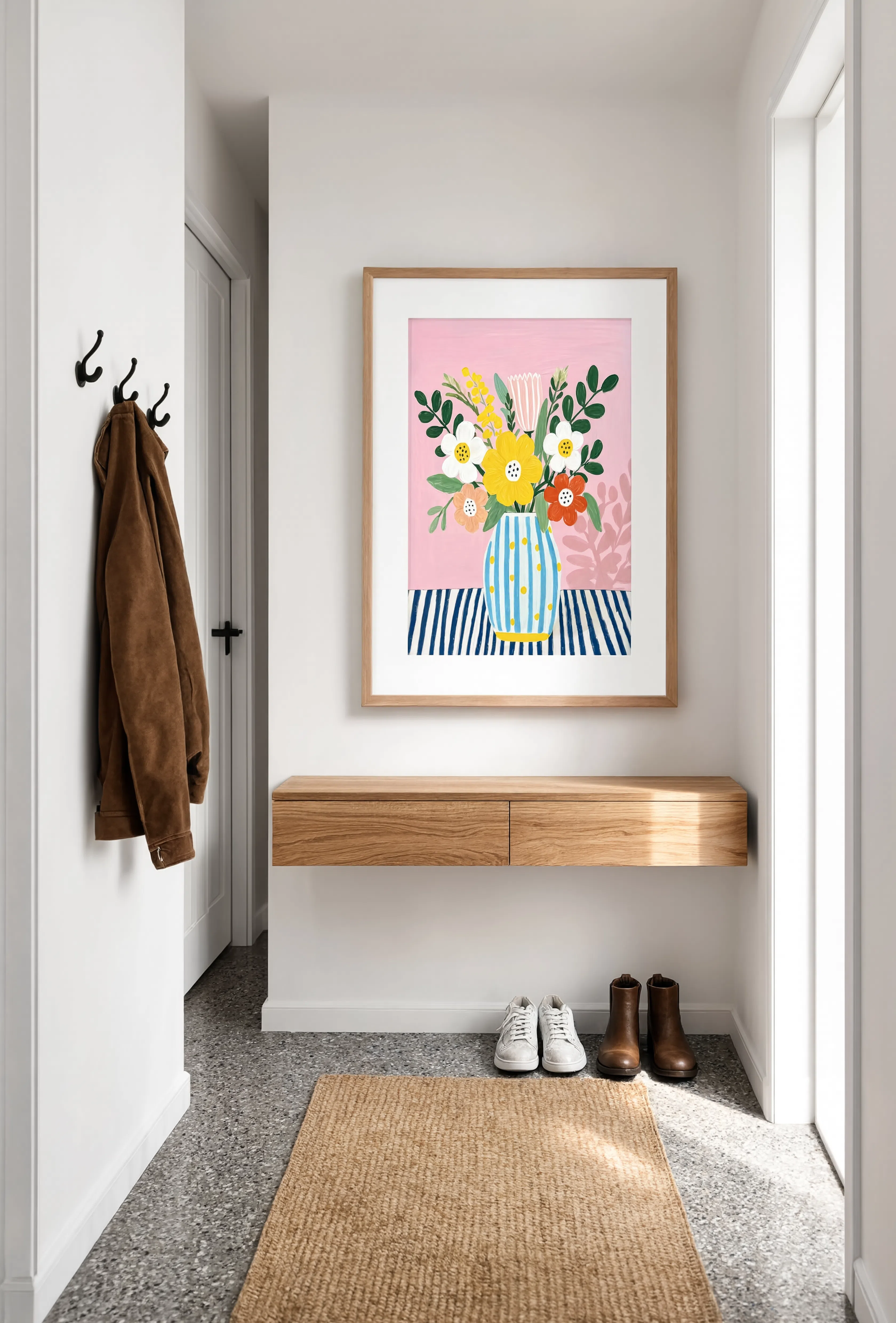 Floral Vase | Contemporary Still Life Wall Art
