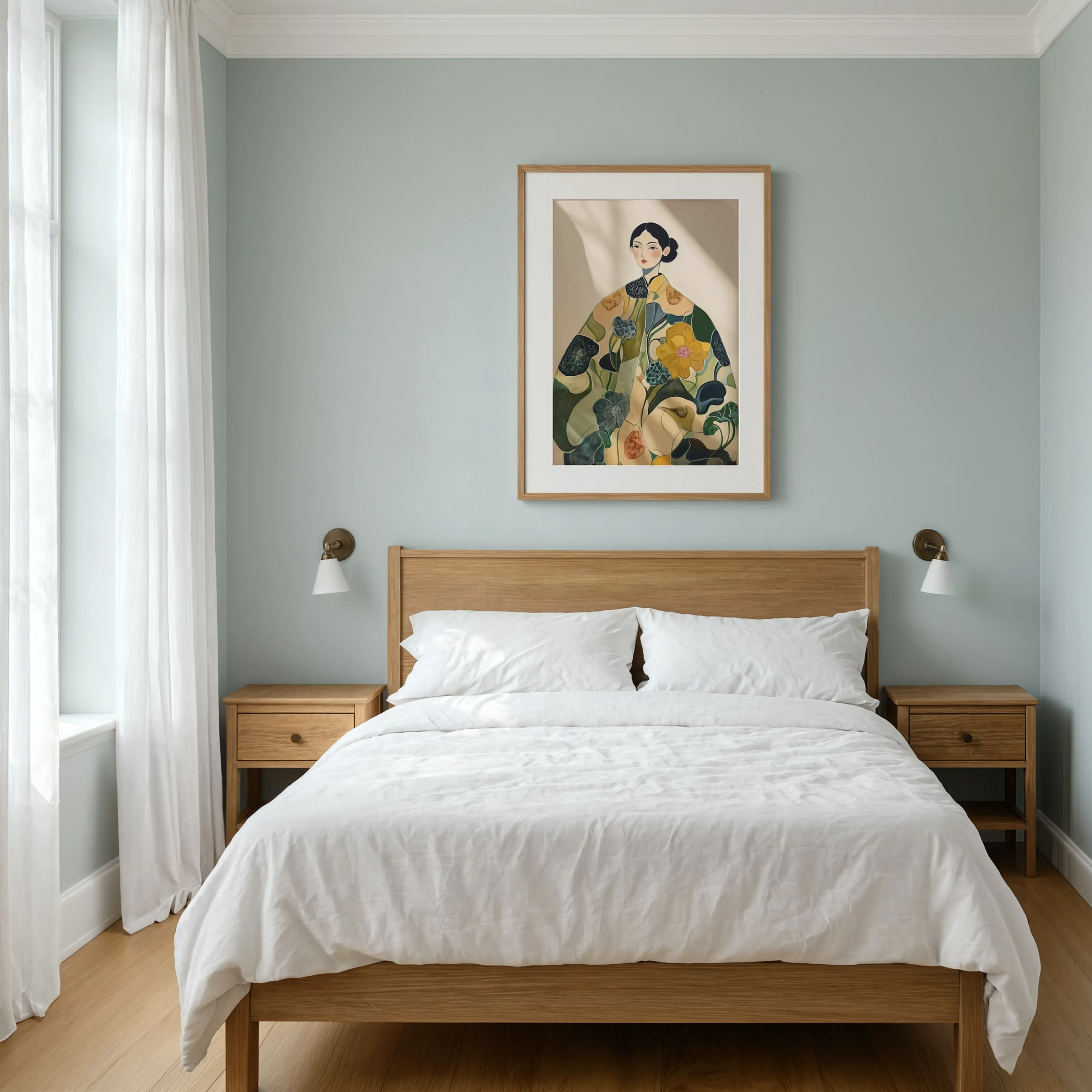 Woman in Drapery | Contemporary Wall Art
