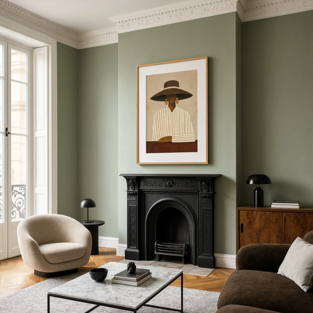 "I Say, You Slay" | Contemporary Stunning Black Woman Fashion Wall Art