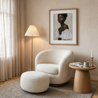 Painterly Portrait of a Black Woman – Contemporary Feminine Art Print – Elegant Modern Wall Decor