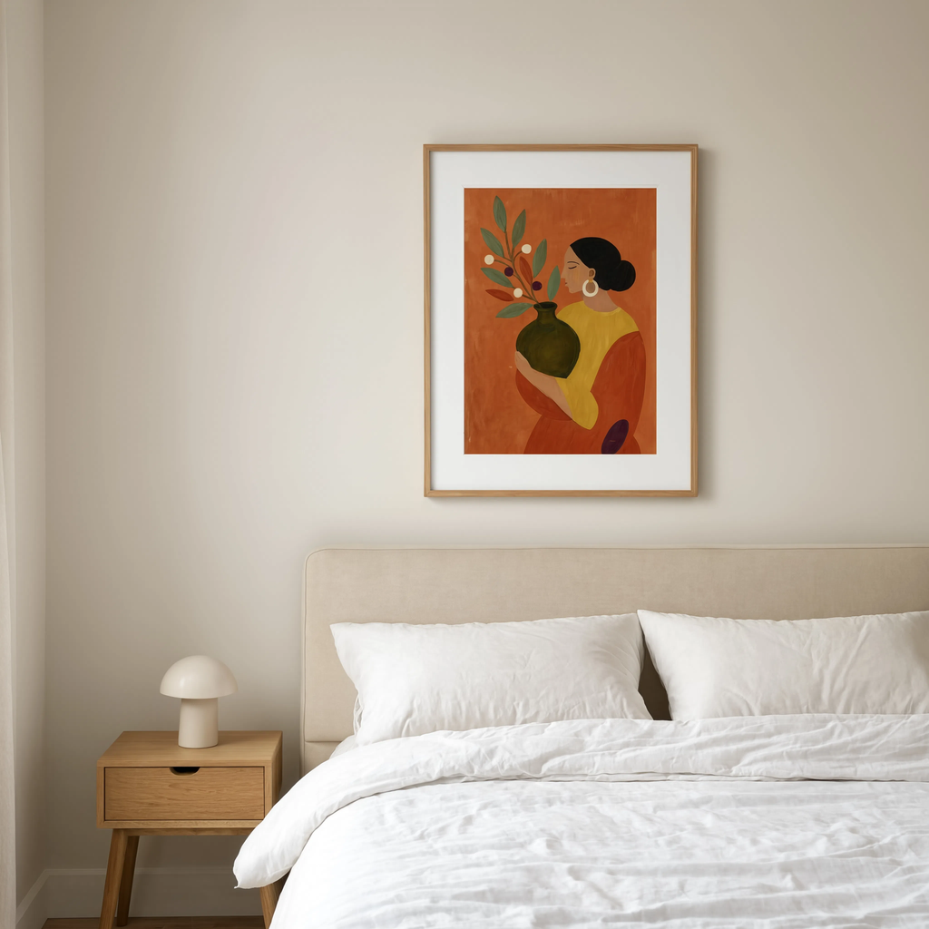 Terracotta Woman | Contemporary Figurative Art Print