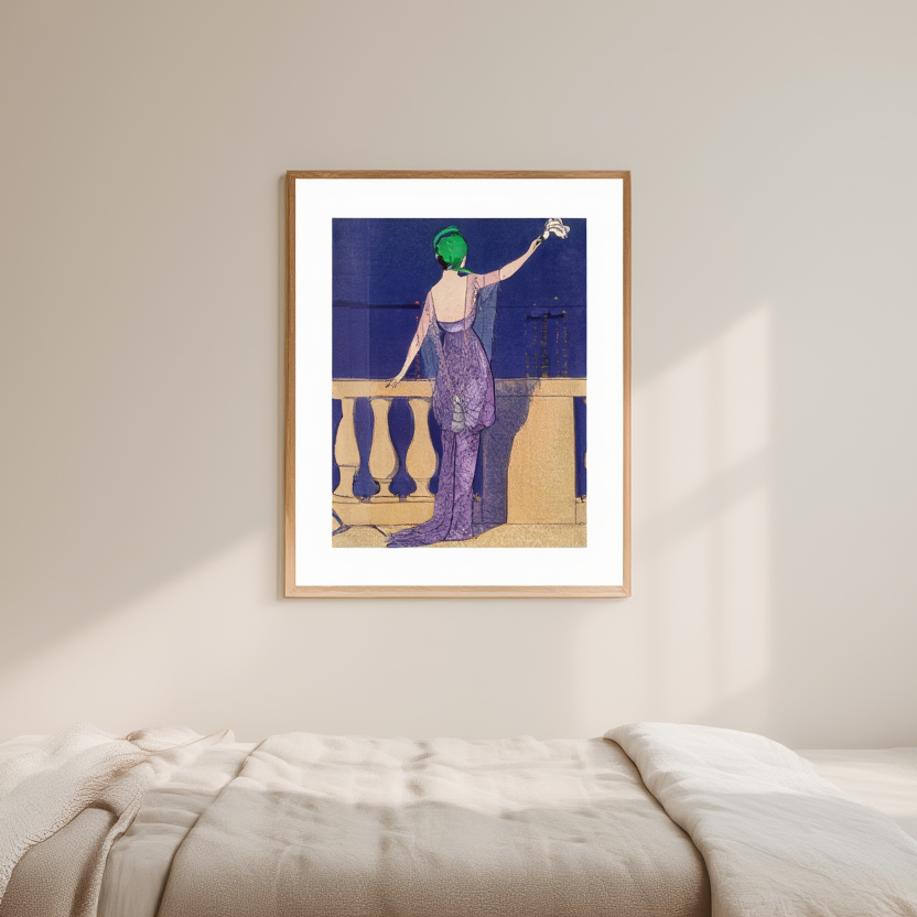 André Édouard Marty – Illustration Cover Vintage Fashion Poster