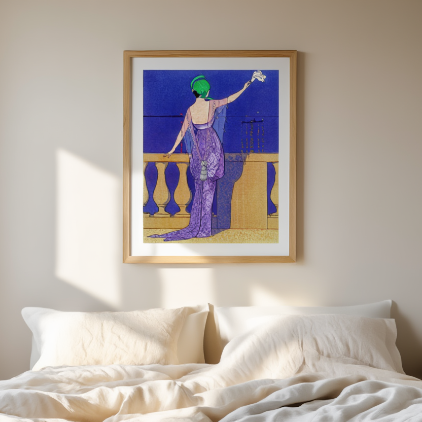 André Édouard Marty – Illustration Cover Vintage Fashion Poster