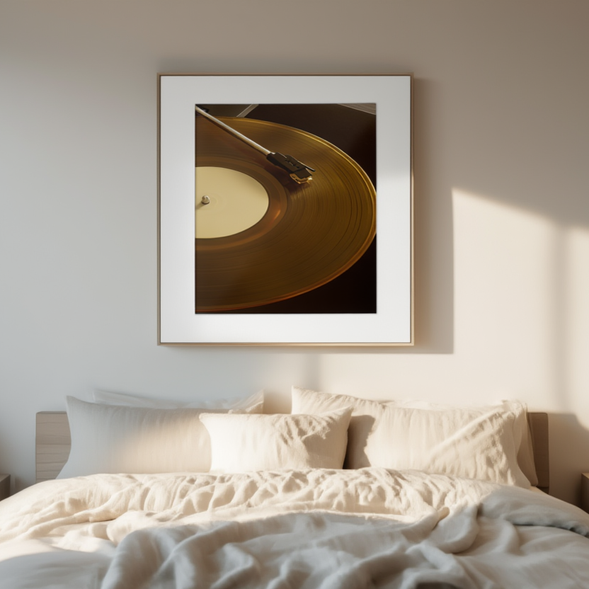 Amber – Minimalist Vinyl Wall Art Poster