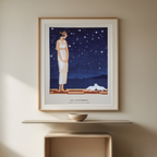 André Édouard Marty – Les Colombes Vintage Illustration Poster