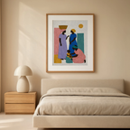 Traditional Figurative Talks | Contemporary Figurative Wall Art Print
