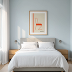 Orange Chair – Stockholm | Contemporary Scandinavian Wall Art