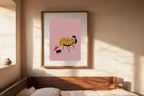 Reading Corner – Illustrated Print of Quiet Comfort