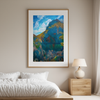“Or i atzur” – Barcelona Landscape by Joaquim Mir – Fine Art Print