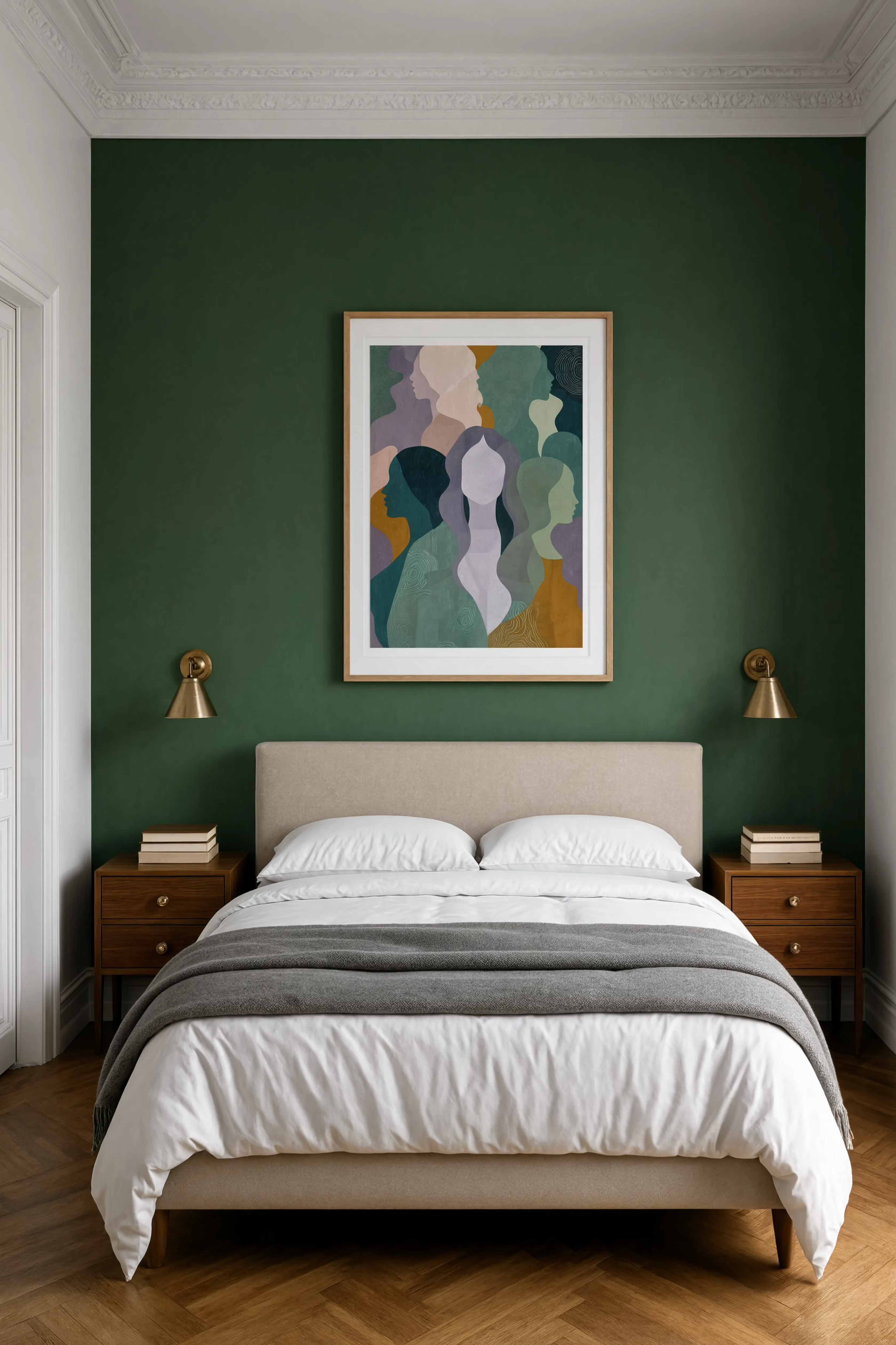 Layered Figures Variation | Contemporary Abstract Figurative Wall Art