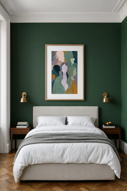 Layered Figures Variation | Contemporary Abstract Figurative Wall Art