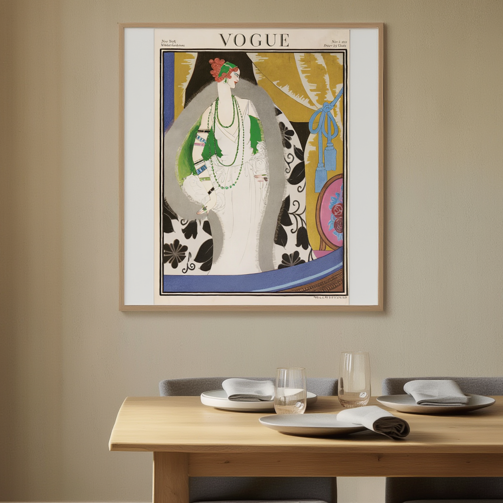 Vogue New York Winter – Helen Dryden Fashion Illustration Prin