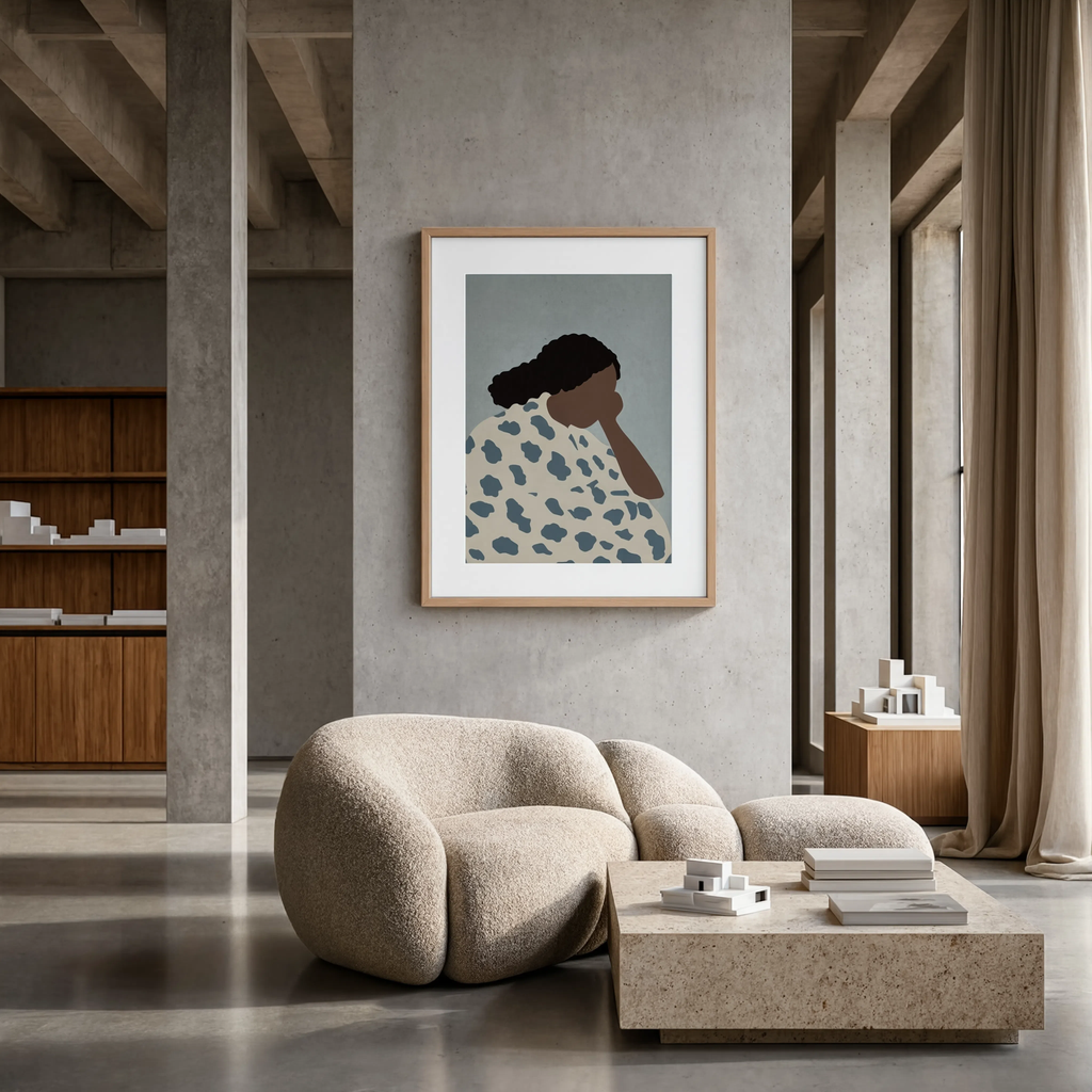 Minimalist Figure Study | Contemporary Figure Wall Art