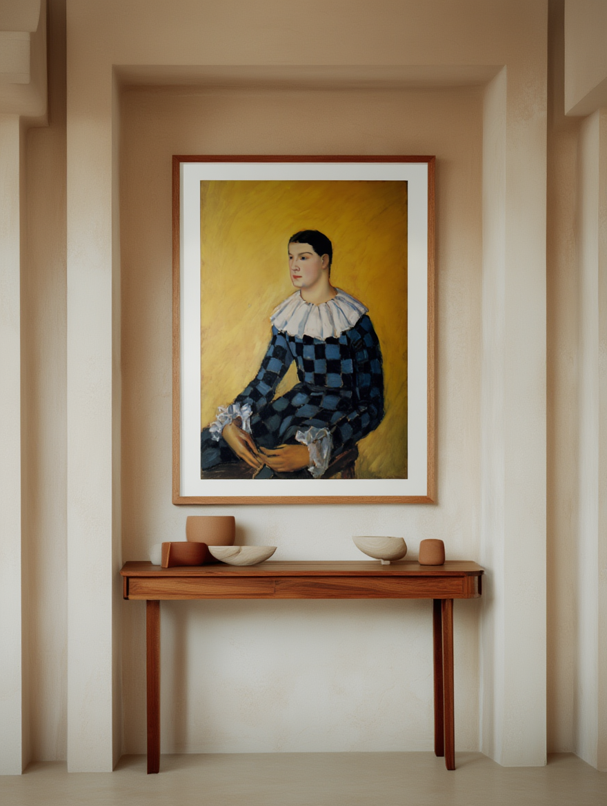 Harlequin – Surreal Figurative Art Print - Hakyarts