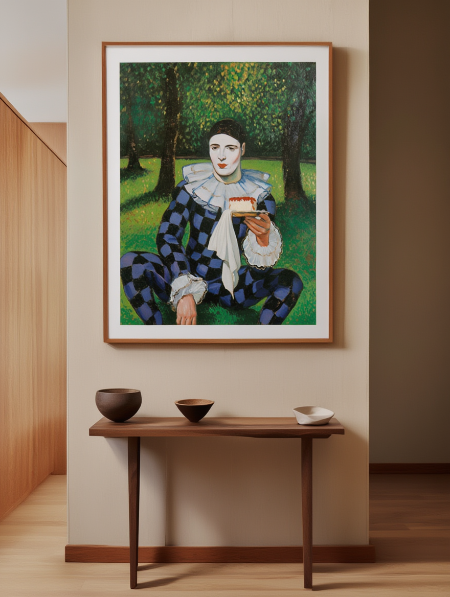 Harlequin Dreams – Picasso Inspired Print - Hakyarts