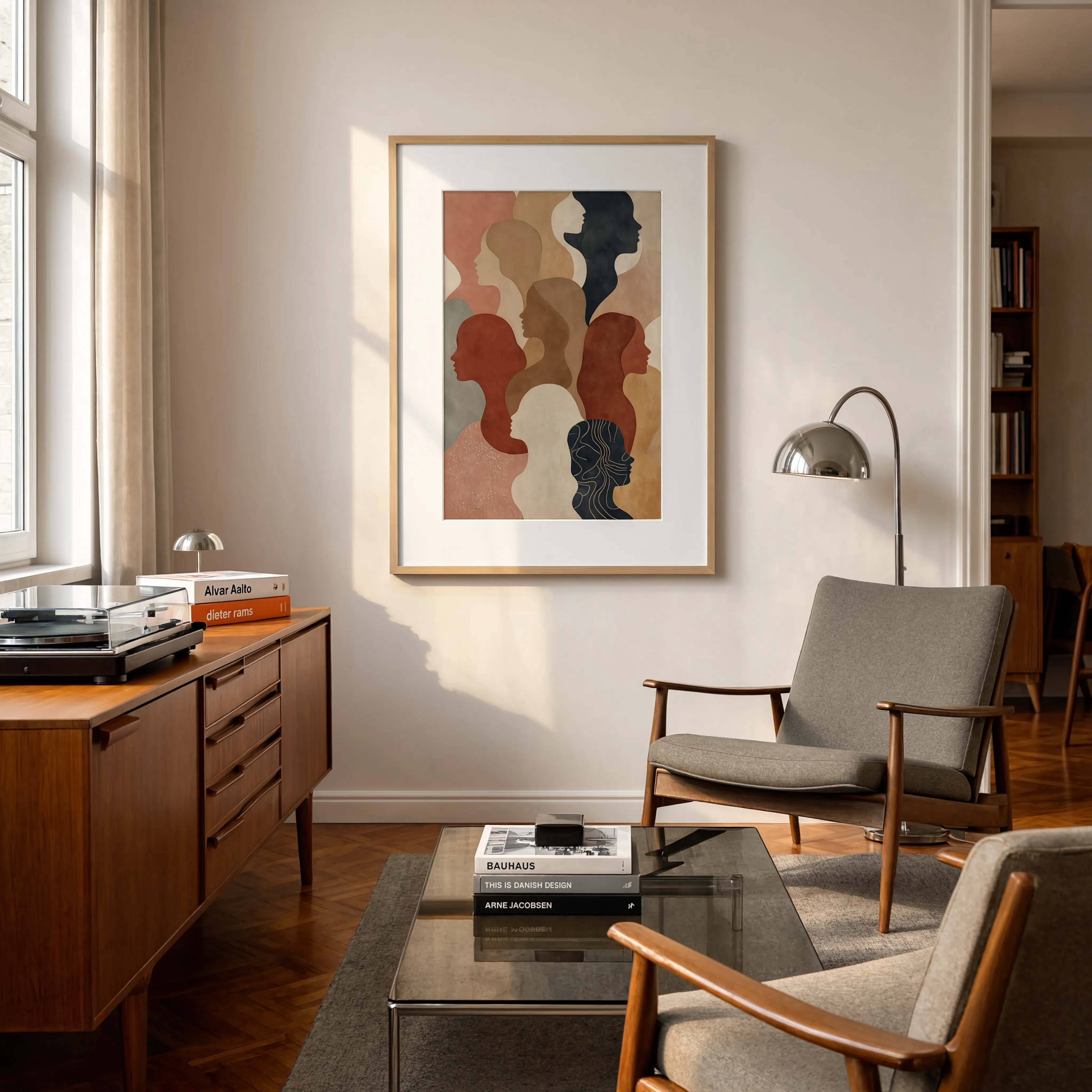 Figurative Silhouettes Variation II | Contemporary Figurative Wall Art