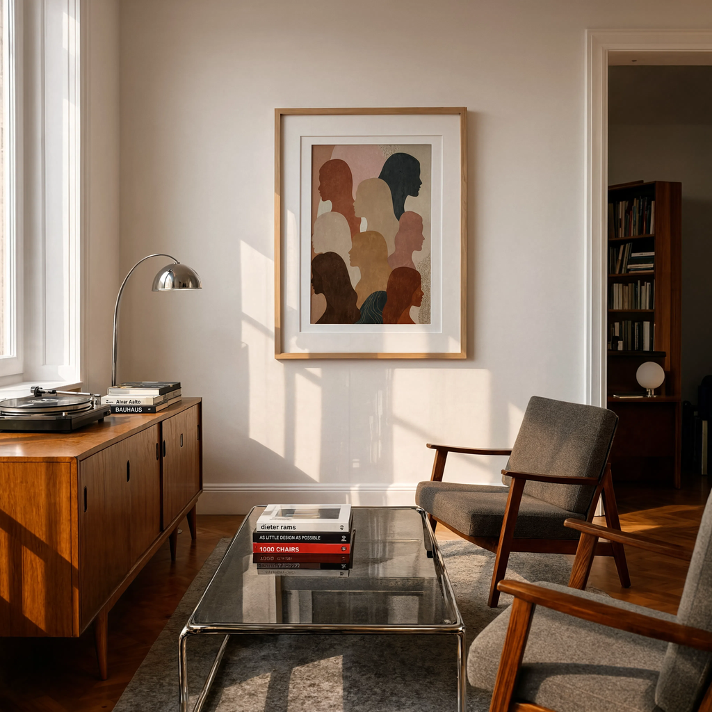 Figurative Silhouettes Variation I | Contemporary Figurative Wall Art