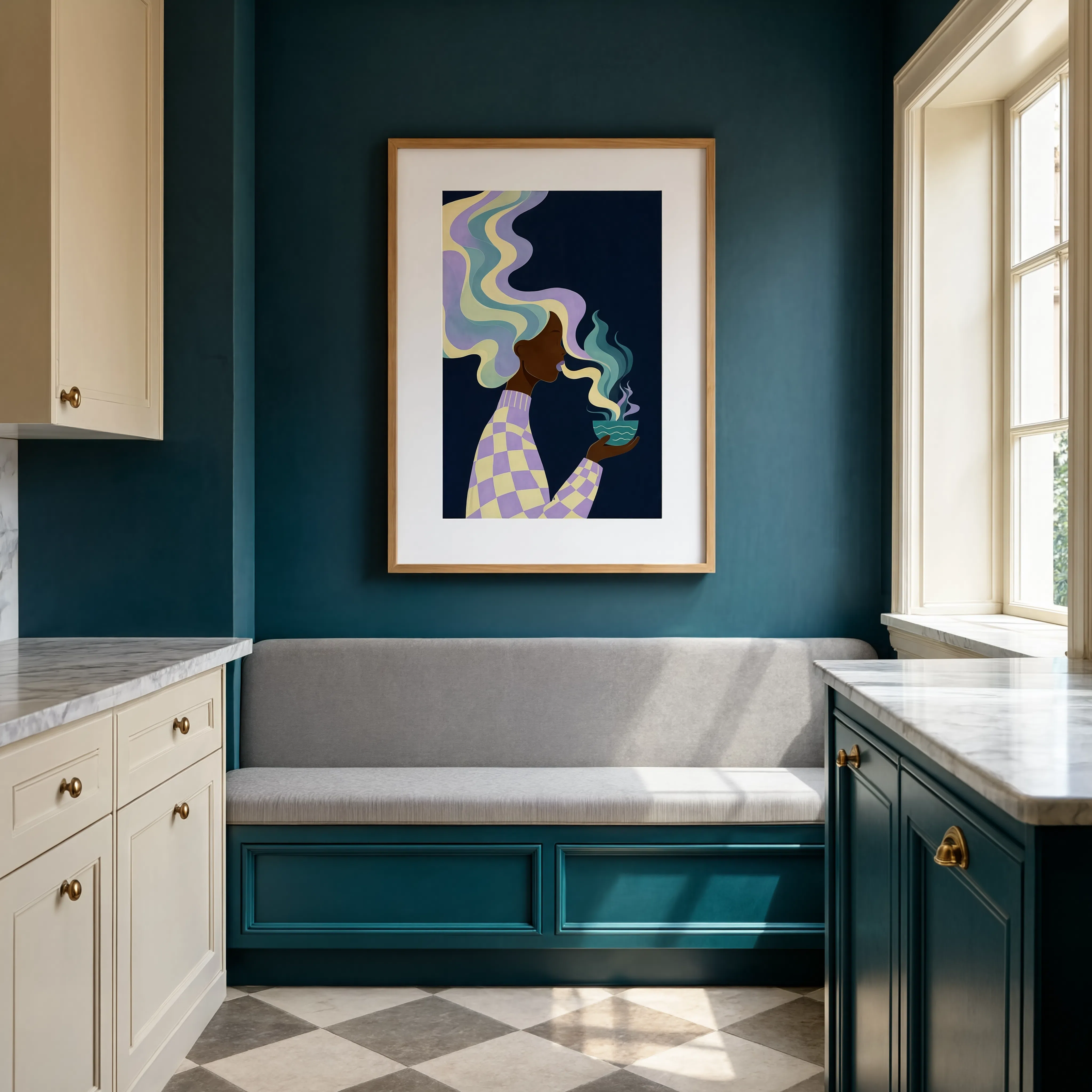 Morning Joe Cup | Contemporary Coffee Kitchen Wall Art