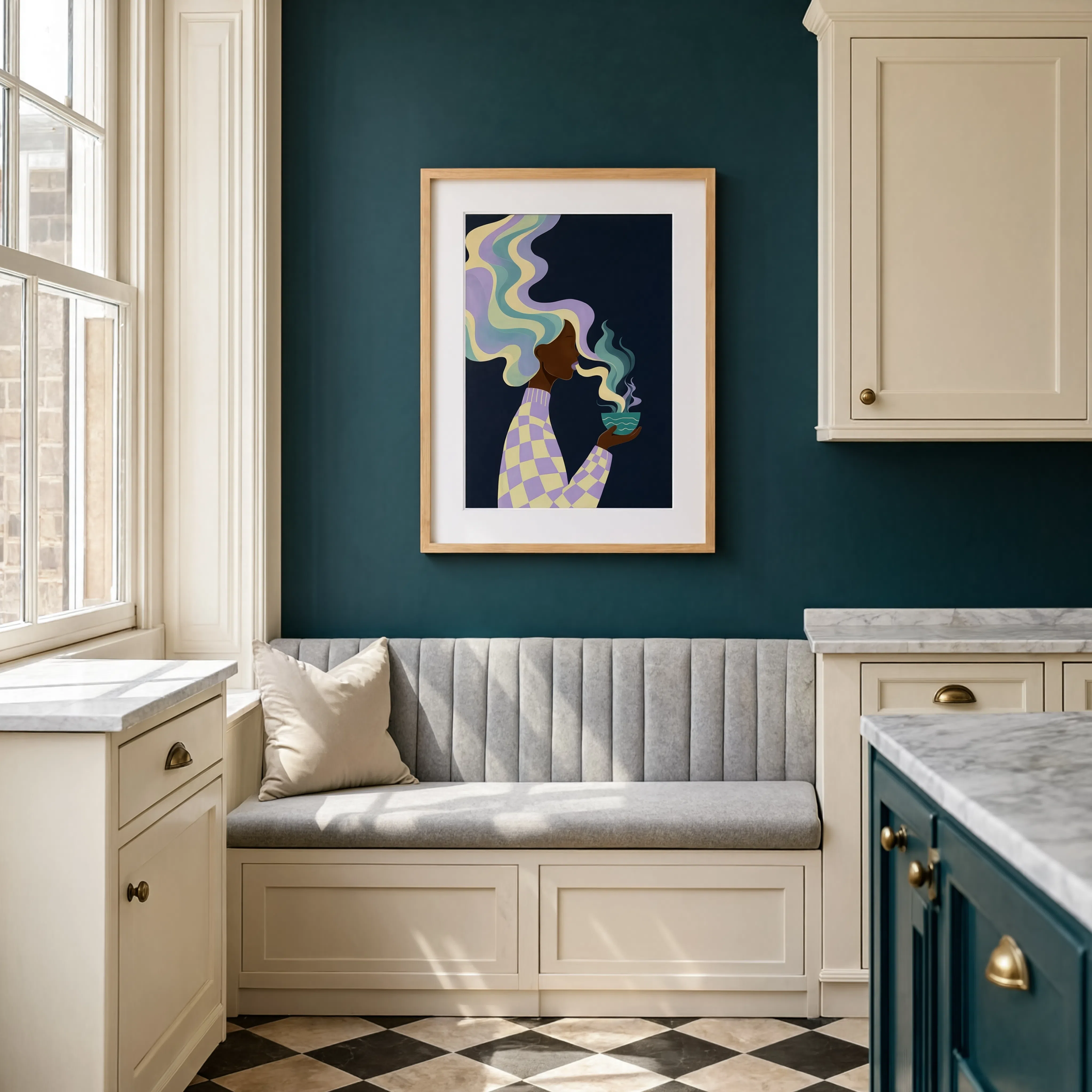 Morning Joe Cup | Contemporary Coffee Kitchen Wall Art