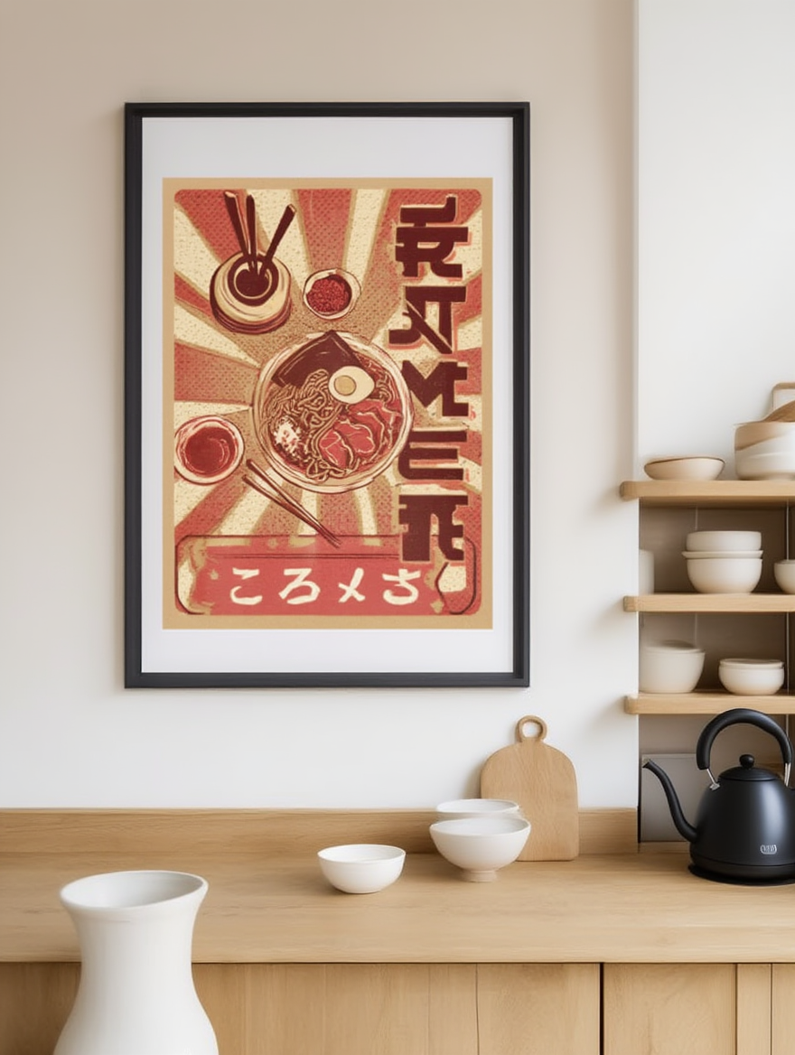 Ramen Lover – Minimalist Japanese Food Wall Art