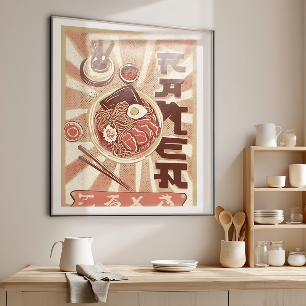 Ramen Lover – Minimalist Japanese Food Wall Art