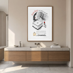 Summer Loveliness – Vintage Chanel Fashion Advertising Poster Print