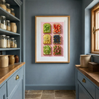 Toast Variety Grid I | Breakfast Wall Art Print