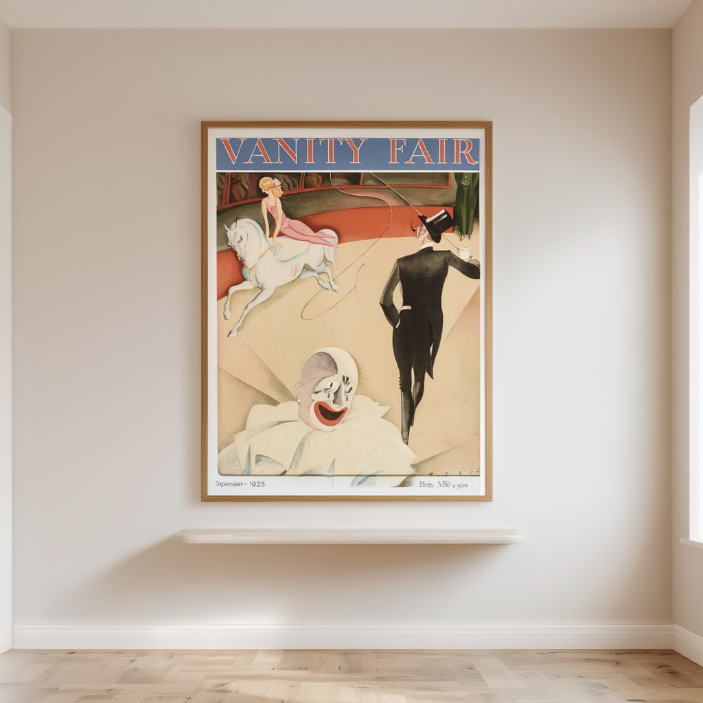 Vanity Fair Magazine Cover September 1925 Vintage Print - Hakyarts
