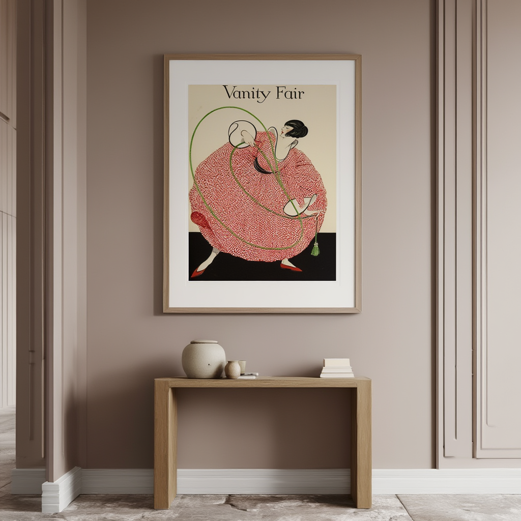 Vintage Vanity Fair Magazine Cover Poster