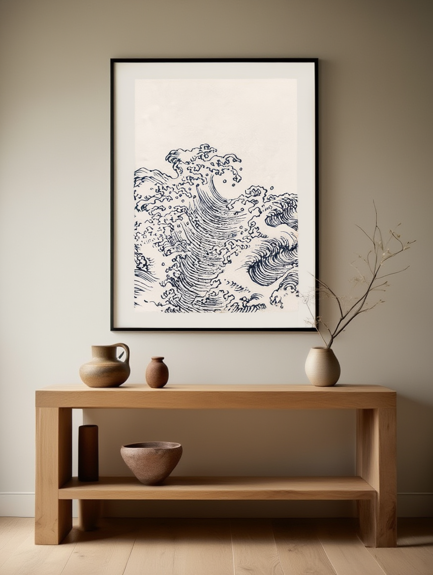 Flood – Mori Yūzan Art Print