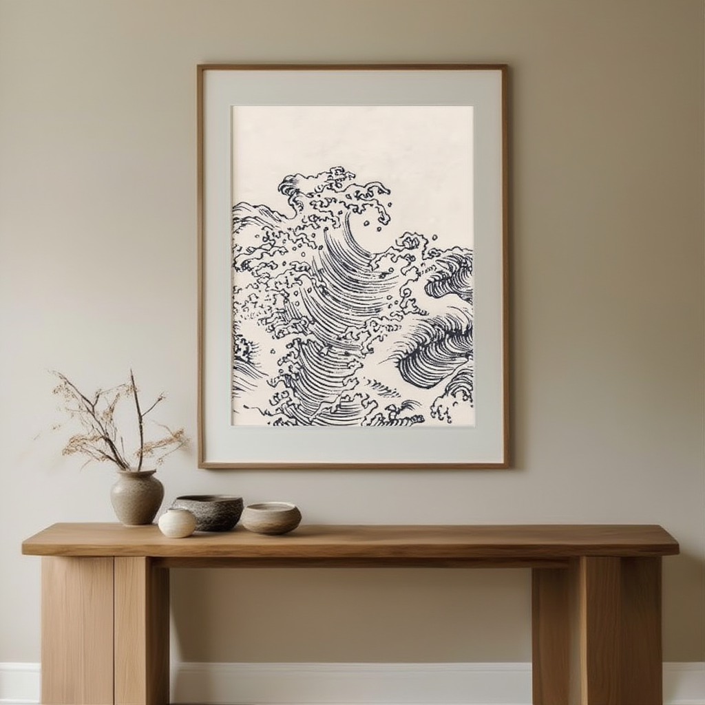 Flood – Mori Yūzan Art Print