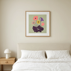Pressed Flower Study | Contemporary Botanical Illustration