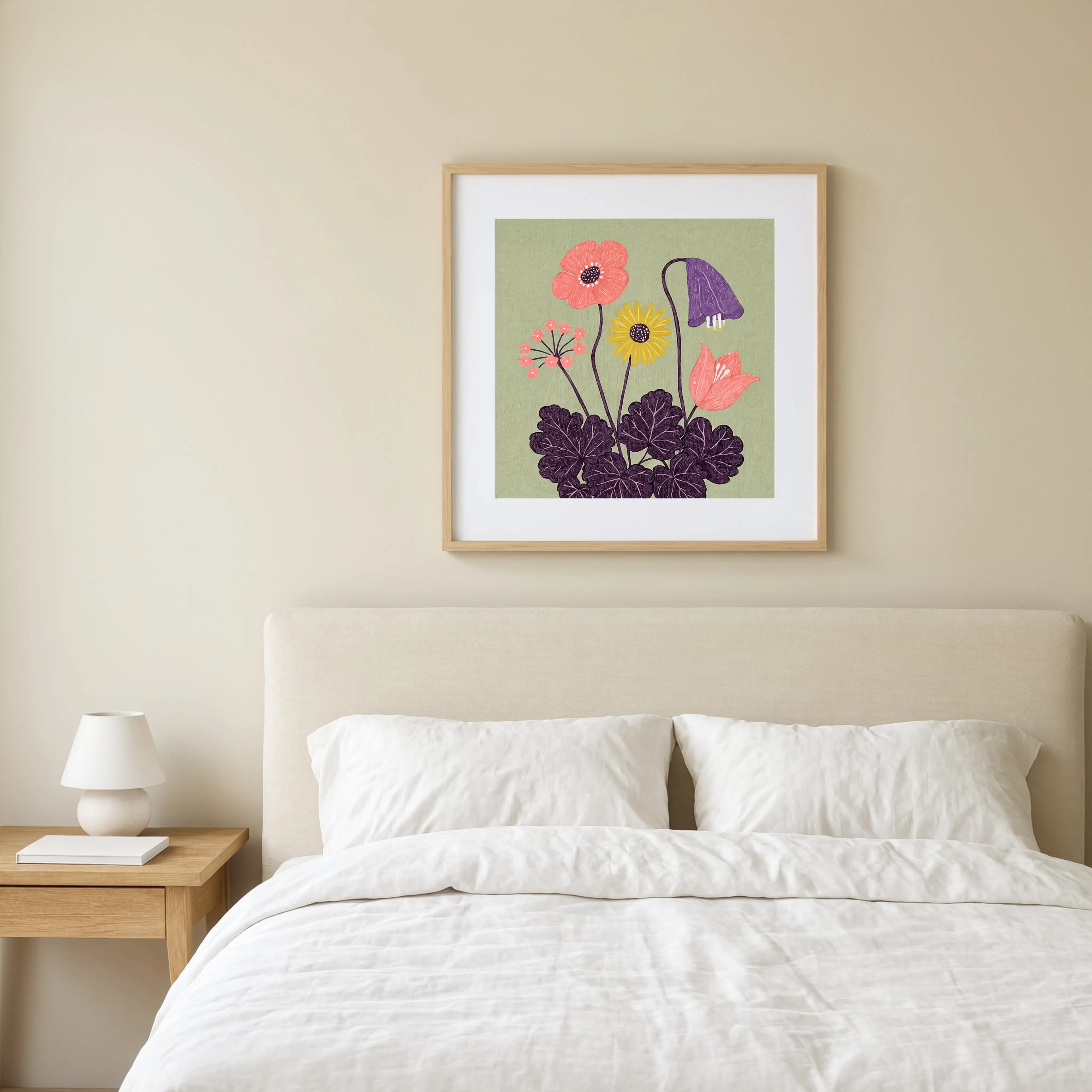 Pressed Flower Study | Contemporary Botanical Illustration